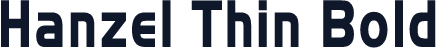 Hanzel Thin Bold