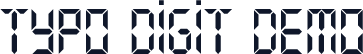 Typo Digit Demo