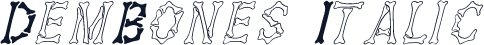 DemBones Italic