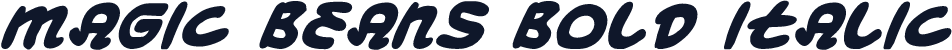 Magic Beans Bold Italic