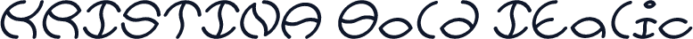 KRISTINA Bold Italic