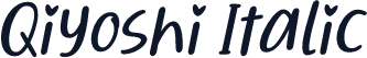 Qiyoshi Italic
