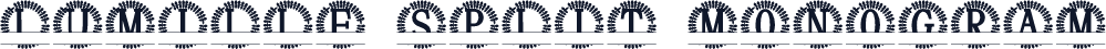 Lumille Split Monogram