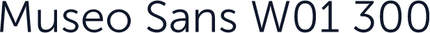 Museo Sans W01 300