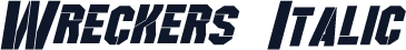 Wreckers Italic