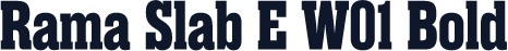 Rama Slab E W01 Bold