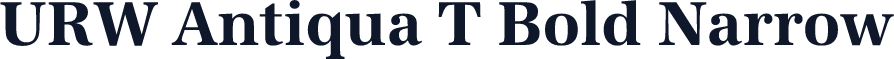 URW Antiqua T Bold Narrow