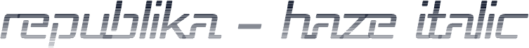 Republika - Haze Italic