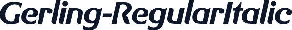 Gerling-RegularItalic