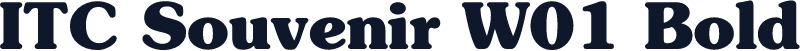 ITC Souvenir W01 Bold