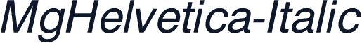 MgHelvetica-Italic