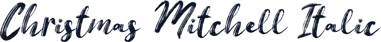 Christmas Mitchell Italic