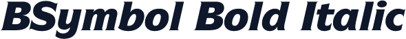 BSymbol Bold Italic