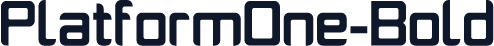 PlatformOne-Bold