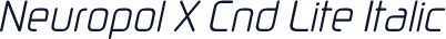 Neuropol X Cnd Lite Italic