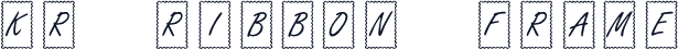 KR Ribbon Frame