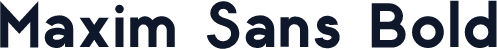 Maxim Sans Bold