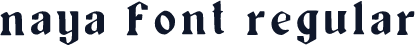 Naya Font Regular