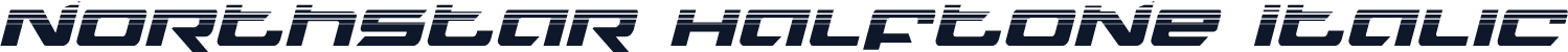 Northstar Halftone Italic