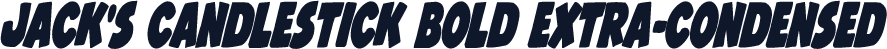 Jack's Candlestick Bold Extra-condensed