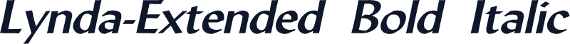 Lynda-Extended Bold Italic