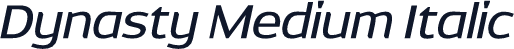 Dynasty Medium Italic