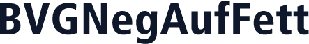 BVGNegAufFett
