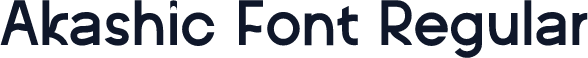 Akashic Font Regular