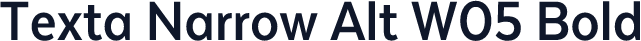 Texta Narrow Alt W05 Bold
