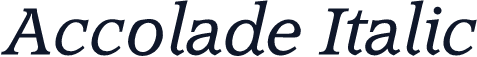 Accolade Italic