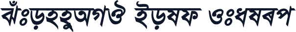 SutonnyAMJ Bold Italic