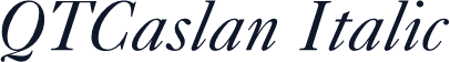 QTCaslan Italic