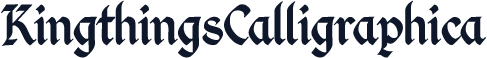 KingthingsCalligraphica