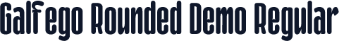 Galfego Rounded Demo Regular