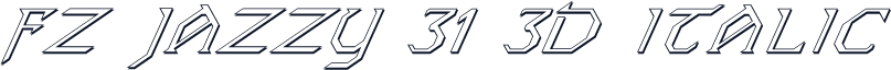 FZ JAZZY 31 3D ITALIC