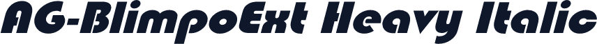AG-BlimpoExt Heavy Italic