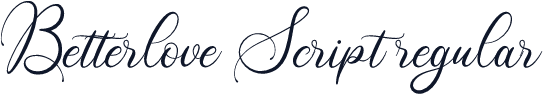 Betterlove Script regular