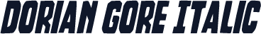 Dorian Gore Italic