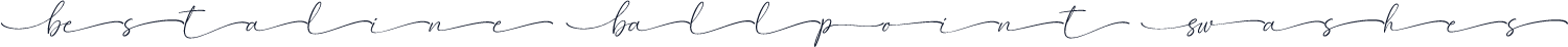 Bestaline Ballpoint Swashes