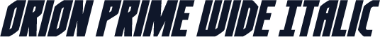 Orion Prime Wide Italic