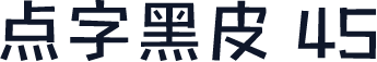 点字黑皮 45