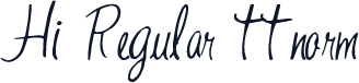 Hi Regular ttnorm