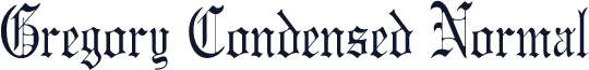 Gregory Condensed Normal