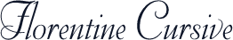 Florentine Cursive