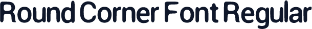 Round Corner Font Regular