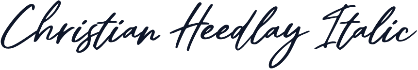 Christian Heedlay Italic