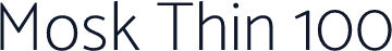 Mosk Thin 100