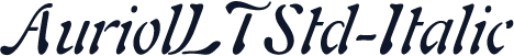 AuriolLTStd-Italic