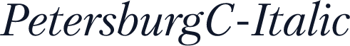PetersburgC-Italic