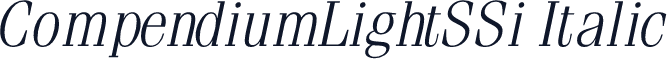 CompendiumLightSSi Italic